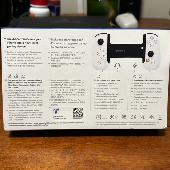 Gaming:  Backbone controller to attach to your iPhone with lightning charger. - Picture 2 of 9